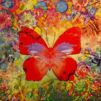 099 Butterflies - 3-ply - ppd - La Terzi