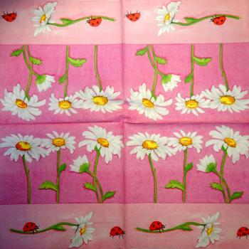 017 Marienkäfer - 3-ply (pink)