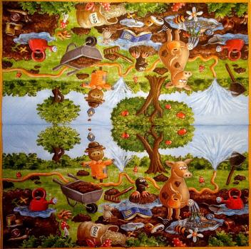 073 Pigs - 3-ply
