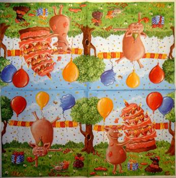 074 Schweine - 3-lagig
