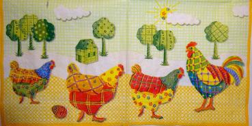 017 Hahn, Huhn - 3 lagig (orange) - Ihr - CS