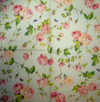 012 Roses - 3-ply (grün) - Ihr