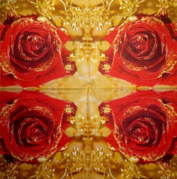 030 Rosen - 3-lagig