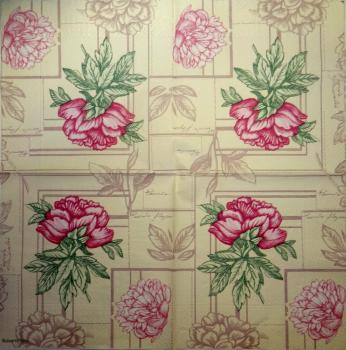 059 Roses - 3-ply (pink) - Madame est Servie