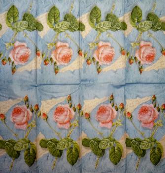 198 Roses - 4-ply - Paper Design - Handkerchief