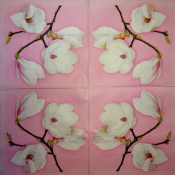 065 Magnolien - 3-lagig (rosa) - ti-flair