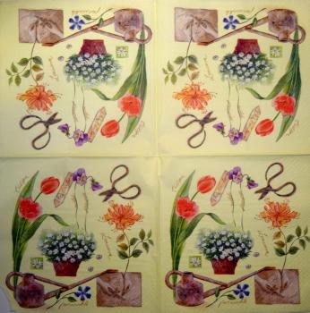 035 Tulpen - 3-lagig (gelb)