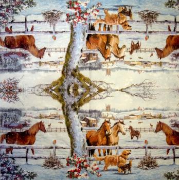 161 Horses - 3-ply - Ambiente