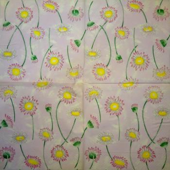 015 Gänseblümchen  - 3 ply  (pink)