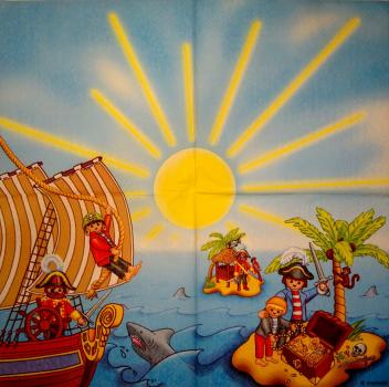 069 Pirat - 3-ply - Playmobil