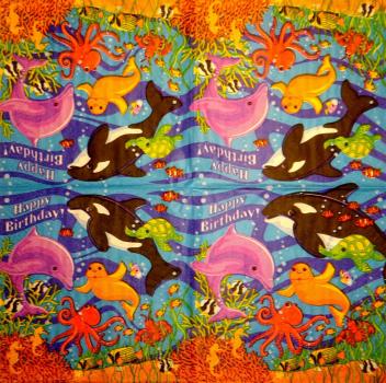 015 Dolphin / Whale / Shark - 3-ply - Amscan - CS