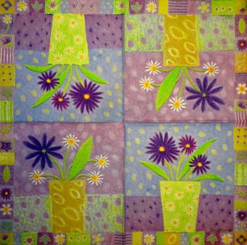 098 Daisies - 3-ply - ppd - Sue Williams