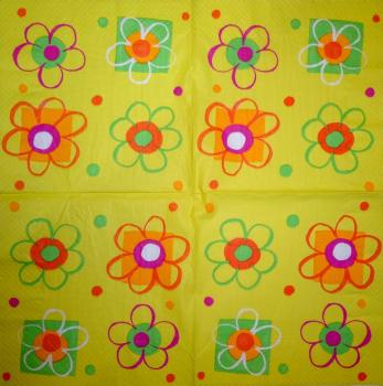 314 Daisies - 3-ply - (yellow)