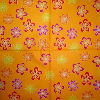 317 Daisies - 3-ply - (orange)