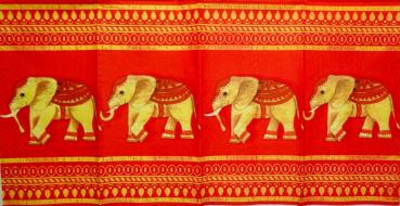 011 Elephant - 4-ply - Paper Design - Handkerchief