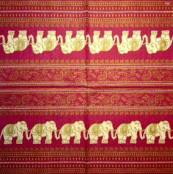 055 Elephant - 3-ply - (pink) - Paw