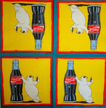 010 Coca Cola - 3-ply - (yellow)