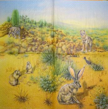 112 Rabbits:  natürlich - 3-ply - Marmot / Wüste - Cracked Vase - CS