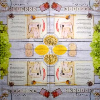 TX-113 Text - 3-lagig - Herbs - Cooking Time