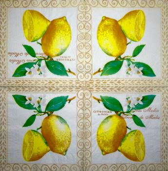 ZIT-203 Lemons - 3-ply
