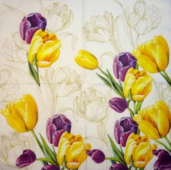 118 Tulips - 3-ply - Ambiente