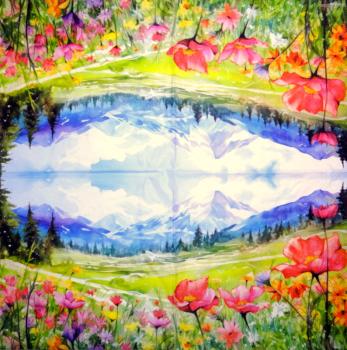 056 Daffodils - 3-ply (weiß/blau) - Ihr