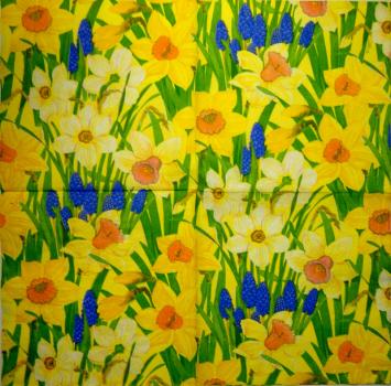 138 Daffodils - 3 ply - Caspari