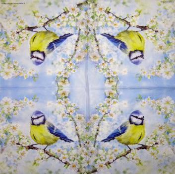 035 Vögel - 3-lagig - Ihr