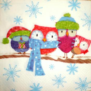 053 Owls - 3-ply - Colourful Life