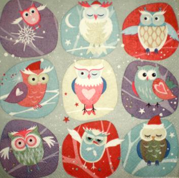 054 Owls - 3-ply - Ambiente