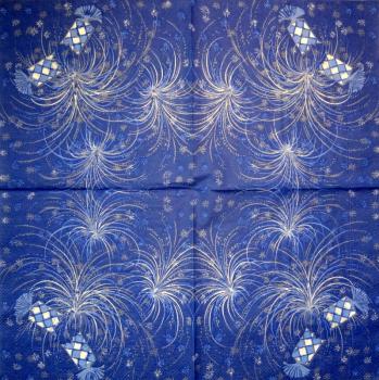 054 Glück - 1-lagig (Knicke/Flecken) - Wellenrand