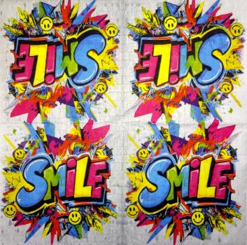 TX-709 Text - 3-lagig - Home Fashion - SMILE