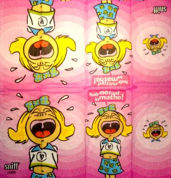 345 Text - 4-lagig - Sniff - LUCA - Taschentuch