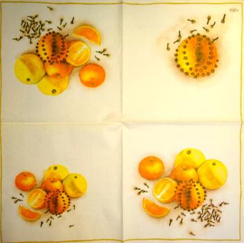 140 Lemons,  Oranges - 3-ply - Ambiente