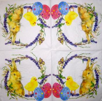 999.014 Hasen: unnatürlich - 3-lagig -  Paper Design