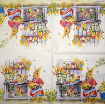 999.014 Hasen: unnatürlich - 3-lagig -  Paper Design