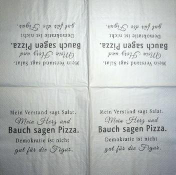 TX-095 Text - 3-lagig - Mein Verstand sagt Salat...