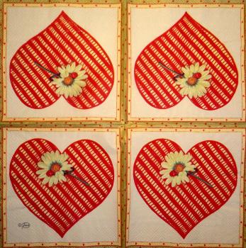 204 Heart / Hearts - 3-ply - Ambiente - CS