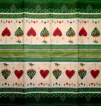 214 Heart / Hearts - 4-ply - Paper Design - Handkerchief