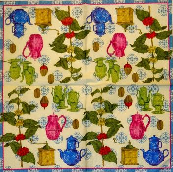 189 Asien - 3-lagig - (weiß) - Caspari
