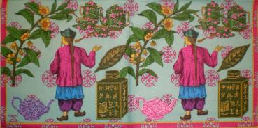 054 Asia - 3-ply (mint) - Caspari