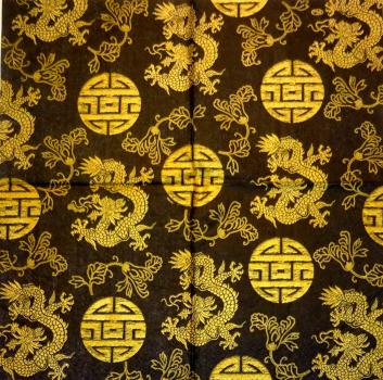 142 Asien - 3-lagig (schwarz/gold) - Paw