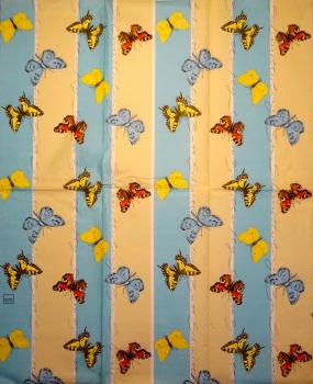 015 Schmetterlinge - 3-lagig (blau) - Home Fashion - 33x40cm
