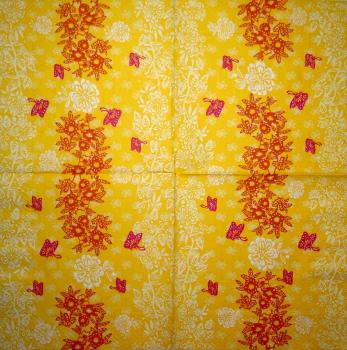 071 Schmetterlinge - 3 lagig (orange)