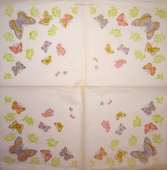 237 Schmetterlinge - 1-lagig - CS - 27x27cm - Skandinavien / Dänemark