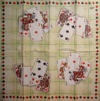 008 Games - 4-ply (cream) - Ihr - Handkerchief
