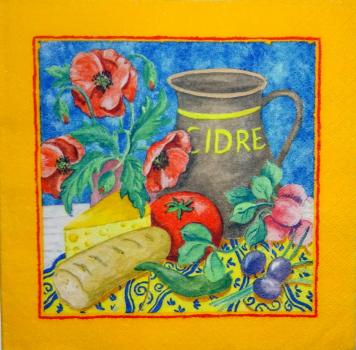 127 Anemones, Poppy - 3-ply