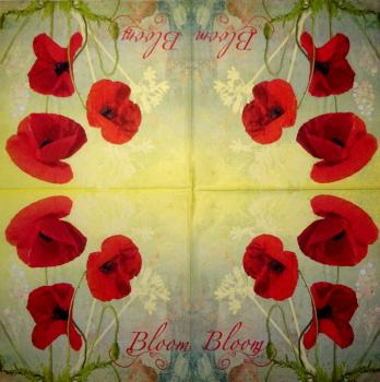 200 Anemonen, Mohn - 3-lagig - Chris Piper