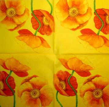 201 Anemones, Poppy - 3-ply - Tete a Tete