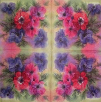 113 Anemones, Poppy - 3-ply